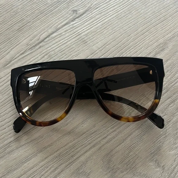 Celine sunglasses , in a great condition CELINE EYEWEAR Triomphe oversized round-frame acetate  main image 3